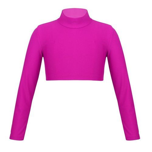 Cropped Long Sleeve T-Shirt For Dance