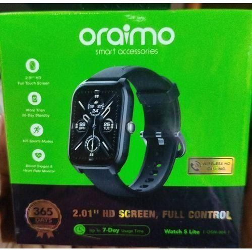 Oraimo Watch 5 Lite 2.01" HD IP68 Smart Watch
