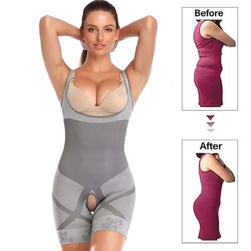 Fashion Full Magic Body Shaper Waist Trainer Tummy Control Thigh Slimmer  Women Shapewear Reduce Fajas Corset Slimming Underwear Bodysuit