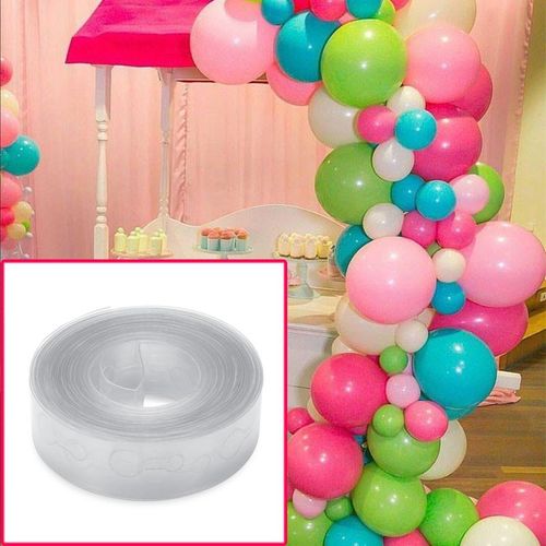 Generic 5M Long Balloon Arch Tape Rolls Party Celebration Garlands &  Strings Decoration