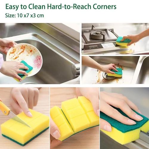 Generic 5pcs Duty Scrub Sponge - image 4
