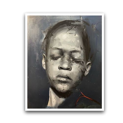 product_image_name-Wall Art-Framed Sleep Boy Premium Wall Art Canvas-1