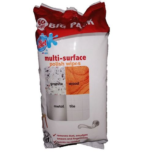 Mr Valet Multi Surface Polish Wipes 60