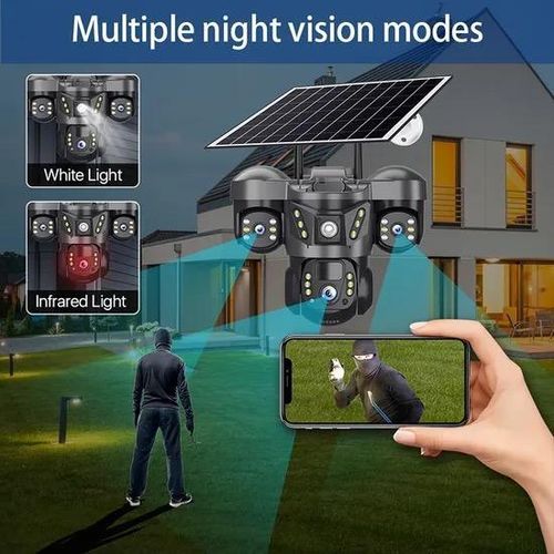 product_image_name-Camitel-4G V380 Pro 3-Lens PTZ Solar Security Camera -4