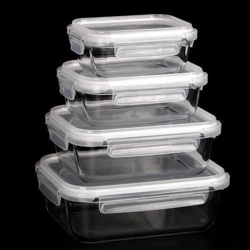 Generic Food Glass Storage Containers - Borosillicate Food Fresh Presevation Storage Organizer