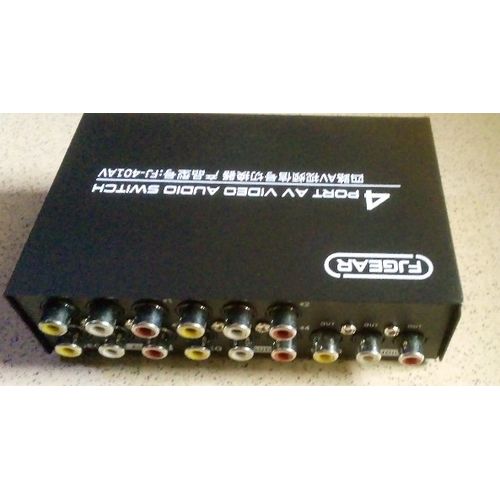 Generic AV Audio-Video Selector 4 Input 1output