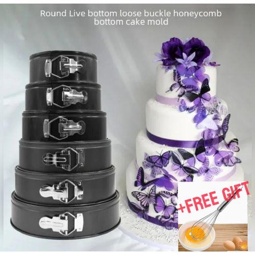 product_image_name-Generic-6set Baking Pan Cake Mold Nonstick Leak Proof + FREE WHISKER-1