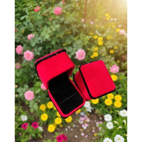 product_image_name-Fashion-Luxury Engagement Ring, Cufflinks, Studs Velvet Packaging Box-2