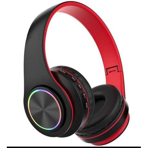Gadget B39 Wireless Headphones with LED Lights – Head Mounted Over-Ear Headset