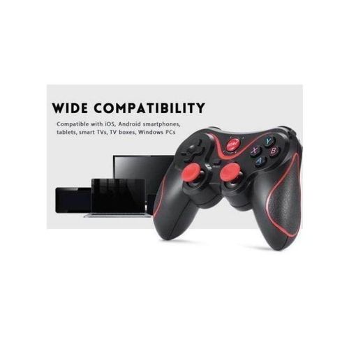 product_image_name-Generic-DUAL SHOCK Vibration Bluetooth Wireless Mobile Phone Gaming Triggers Controller Game Pad Android Ipads & Iphone / IOS / PC / PS3 Gamepad-2