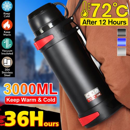 Thermos Portable Double Stainless Steel Vacuum Flask Coffee Tea