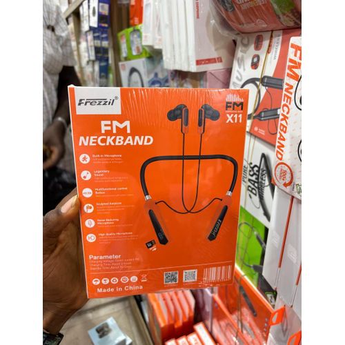 Frezzil FM Neckband X11 Wireless Bluetooth Earphones - image 2