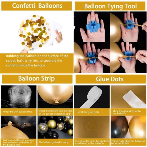 Generic Balloon Glue Dots, Strip, In a Pack