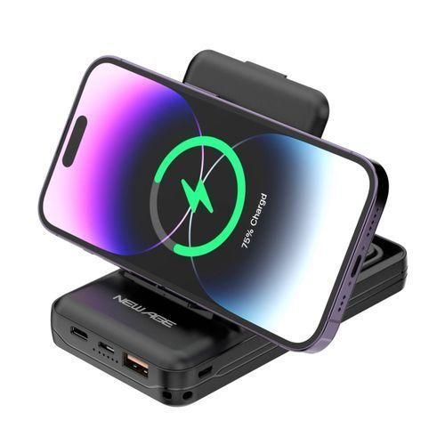 New Age 10000mAh Multipurpose Wireless Charging Power Bank Obedient
