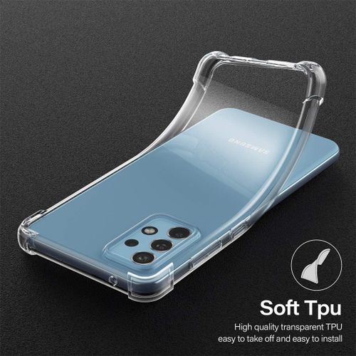 product_image_name-Samsung-Galaxy A53 5G Transparent Clear Shockproof Case Cover-4