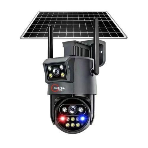 Generic 4G Solar CCTV Camera Dual Lens PTZ AI Motion Detection 4K, night vision, outdoor camera, E-Sim.