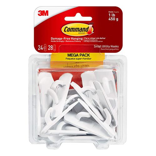 Command 24 Hooks , 28 Stripes Wall Hooks