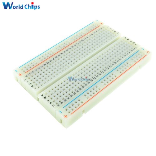 Generic 400 Tie Points Holes Universal Solderless PCB Breadboard Mini ...