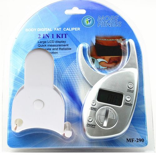 Digital Body Fat Caliper Skinfold Caliper Lcd Display Body Fat