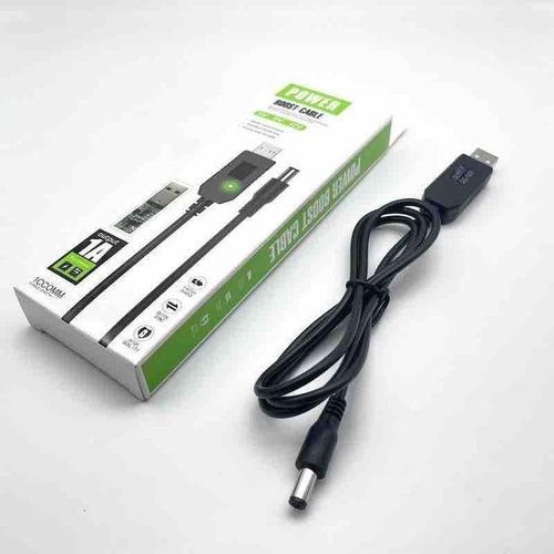 product_image_name-Generic-Router Powerbank Cord DC WIFI Cable 5V To 12V USB Cable Converter Wifi Router POWER BANK-2