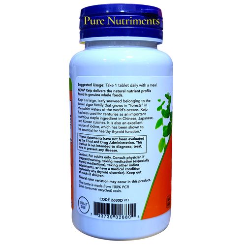 product_image_name-Now-Kelp 150mcg Natural Iodine 200 Tablets -3