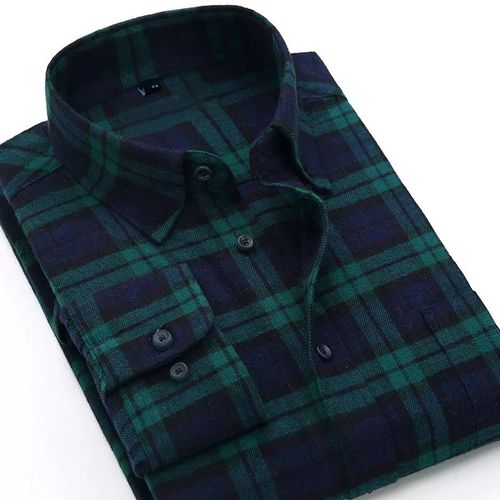 Casual Flannel Men's Shirt