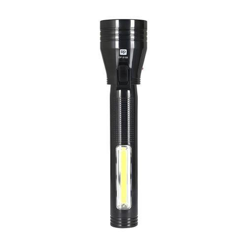 Generic DP-9168 LED Rechargeable Flashlight Torch Powerful 10W Front Light + 15W COB Side Light - image 5