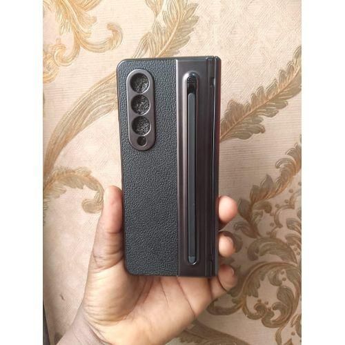 product_image_name-Generic-Samsung Z Fold 3 Case Built-in Screen Protector With S Pen Holder 360 Full - Black-1