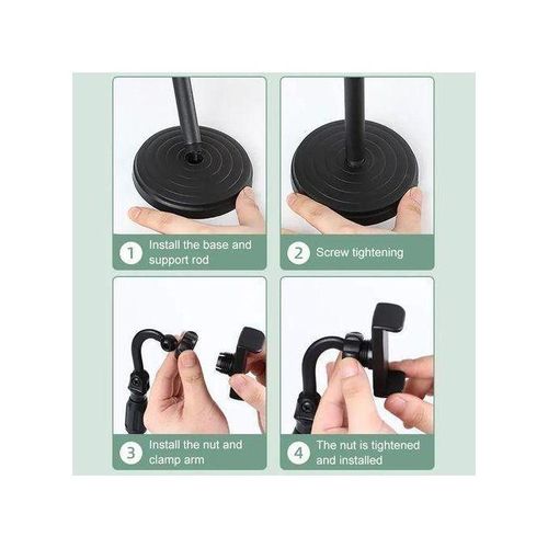 Generic Adjustable Phone holder with sturdy Disc Base for vlogging and Multipurpose use. - image 4