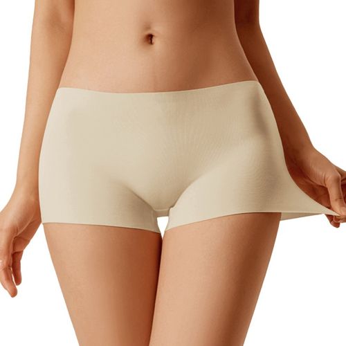 Women Safety Panties Cotton Ladies Shorts Simple Breathable Middle Waist  Safety Shorts Panty Solid Color - AliExpress