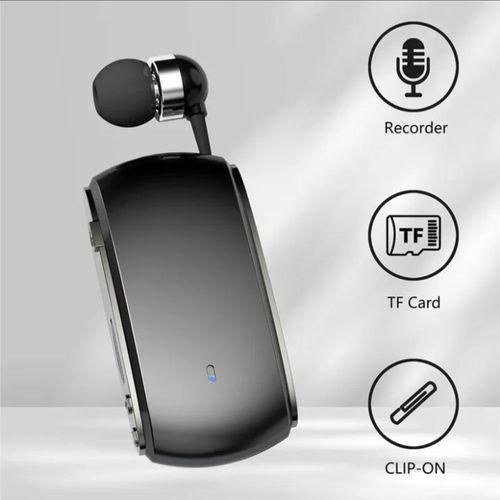 product_image_name-Nil-K68 Retractable Lavalier Bluetooth-compatible Earphone MP3 Conference Recording Wireless Headphone-1