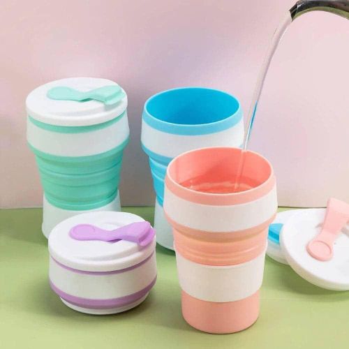 Generic Silicone Collapsible coffee cup 1pcs