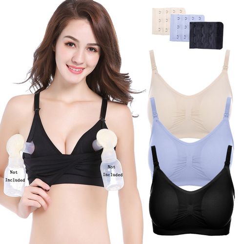 Fashion Hands Free Pumping & Nursing Bra Adjustable Breastfeeding Bra For  Holding