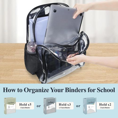 Generic Black Transparent Backpack - image 4