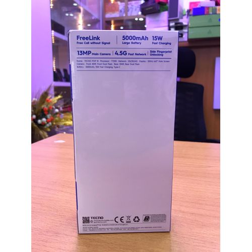 product_image_name-Tecno-Pop 10 – 6.67” 120Hz Display, 6GB RAM, 64GB ROM, 5000mAh-2