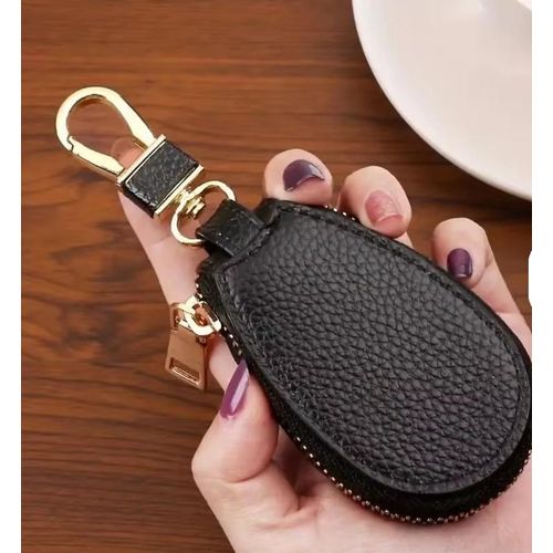 Mingdun PU Leather Key Holder Wallet – Large Capacity Minimalist Keychain Storage Case & Key Protector