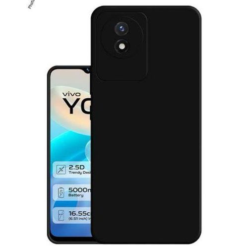 vivo Y02 Elite Design Edge Protective Silicon Back Case