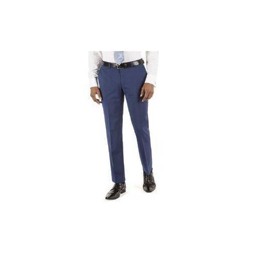 product_image_name-Fashion-Fitted Office Plain Suit Trouser- Navy Blue-1