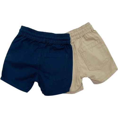 F And F Boys Plain Colored Khaki Shorts - 2 Pack - image 3