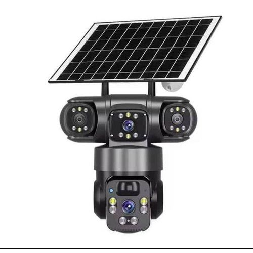 Generic TRIPPLE LENS SOLAR POWERED 4G CCTV CAMERA