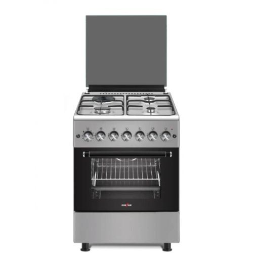 product_image_name-Kenstar-60x60cm 3 Gas Burner 1 Hotplate Cooker With Oven & Gril - Inox-2
