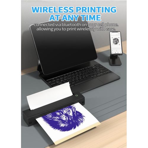 product_image_name-General-D80 Portable thermal tattoo printer A4-sized Bluetooth-enabled, mobile phone-compatible mini tattoo transfer machine-5