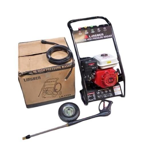 product_image_name-Generic-Lingben Gasoline High Pressure Washer - 150 Bar - 5.5HP Engine - LB-170A-1