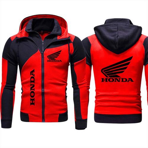 Generic Men s Hoodie Honda Wing Logo Print Motorcycle Jacket Zip Sweatshirt Trendy Racing Jacket Honda Men s Clothing Red Hoody Pullover Jumia Nigeria