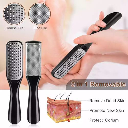 Foot Callus Remover for Feet - Professional Foot Scrubber Dead Skin Remover  with Medical Grade Steel - Ergonomic and Easy to Use Foot File Callus  Remover for Feet - Quality Pedicure Grater