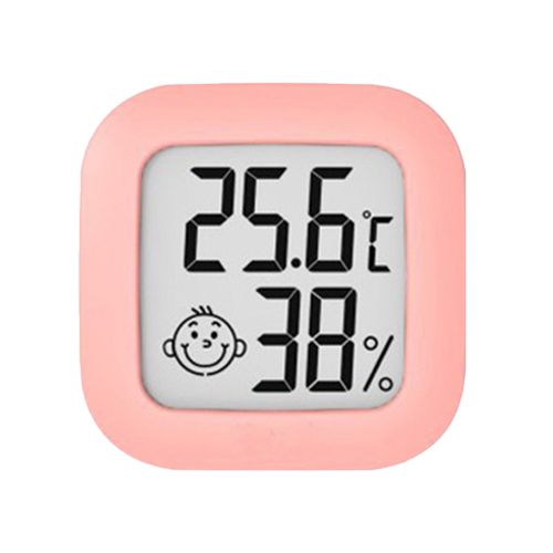Digital LCD Temperature Humidity Meter with Probe and Clock - HTC2