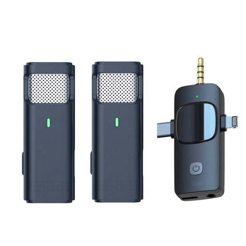 AIKELA Wireless Microphone for iPhone/Android/Camera/PC, Mini