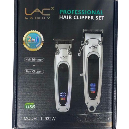 Generic Laichy Digital Professional 2 in 1 Hair Clipper And Trimmer Sets - image 2