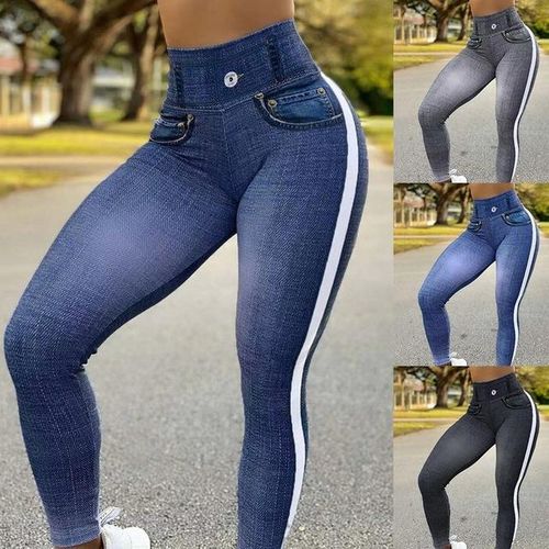 Push Up Seamless High Waist Warm Jeans Leggings Women Autumn and Winter  Elastic Jeggings Denim Pants Leggins Mujer Dropship - Price history & Review, AliExpress Seller - Hey My friends