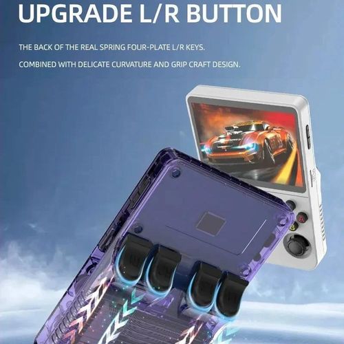 Generic R36S Retro Handheld Game Console Linux System, 64G - Purple - image 6